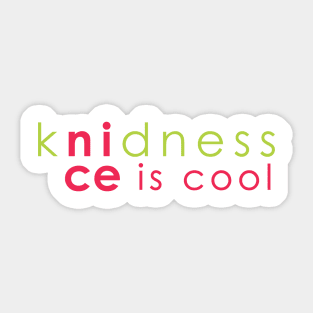 Kindness Rules  - celebrate Nice! Sticker
